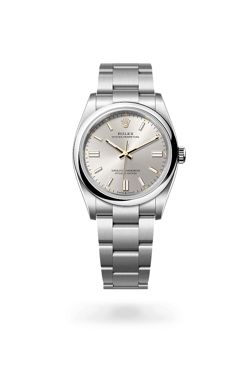 Rolex Oyster Perpetual I Oystersteel - M126000-0001 - Bergströms Ur