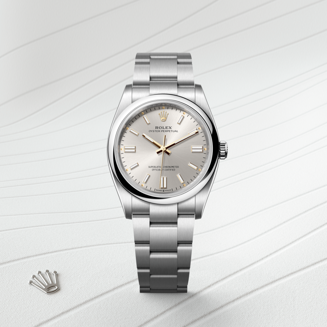 Rolex Oyster Perpetual I Oystersteel - M126000-0001 - Bergströms Ur