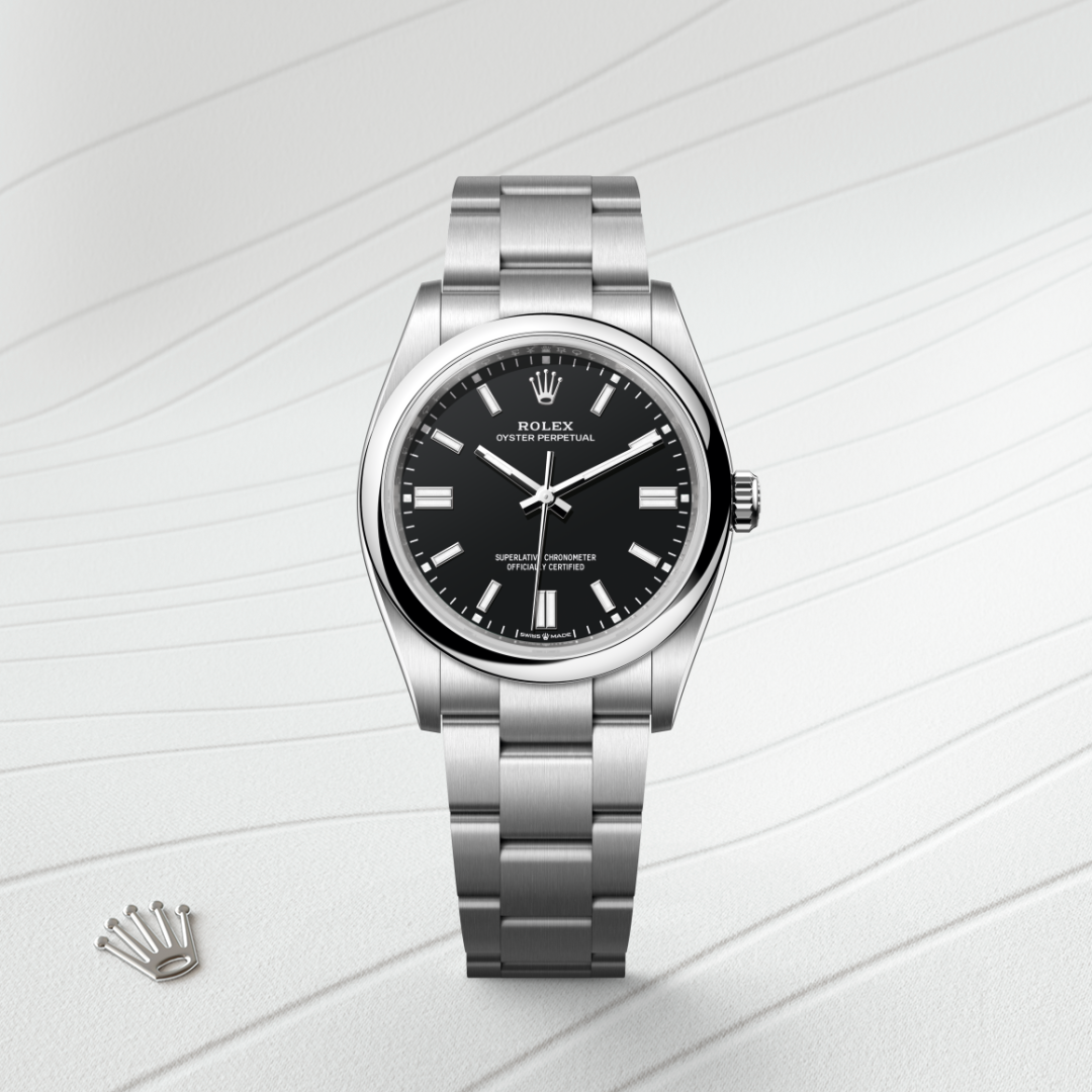 Rolex Oyster Perpetual I Oystersteel - M126000-0014 - Bergströms Ur