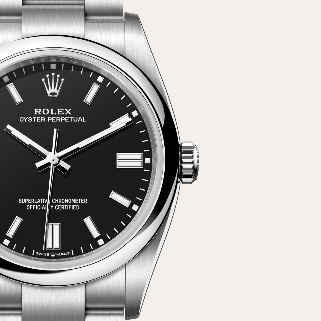 Rolex Oyster Perpetual I Oystersteel - M126000-0014 - Bergströms Ur