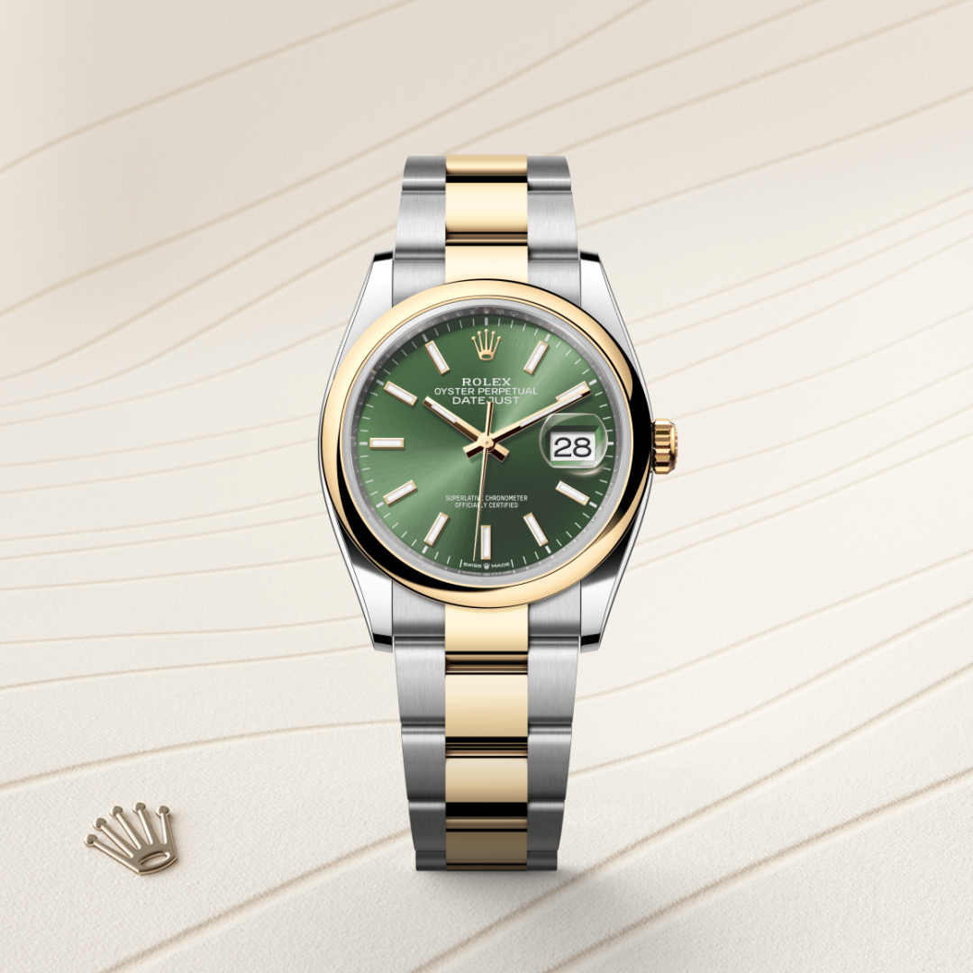 Rolex Datejust I Oystersteel och gult guld - M126203-0058 - Bergströms Ur