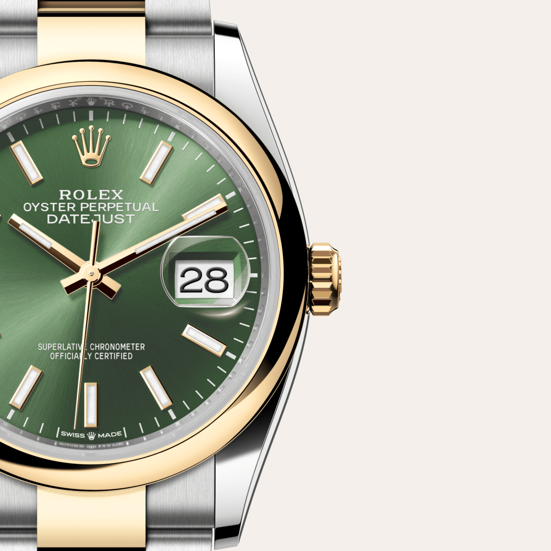 Rolex Datejust I Oystersteel och gult guld - M126203-0058 - Bergströms Ur