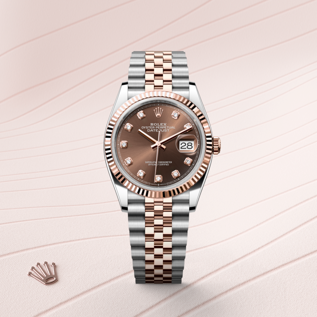 Rolex Datejust I Oystersteel och Everose guld - M126231-0053 - Bergströms Ur