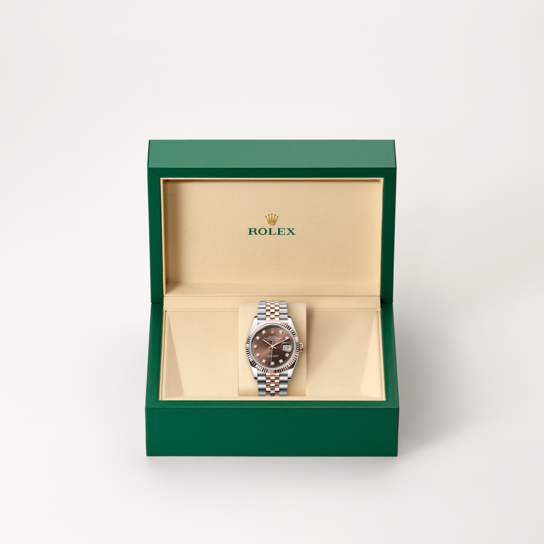 Rolex Datejust I Oystersteel och Everose guld - M126231-0053 - Bergströms Ur