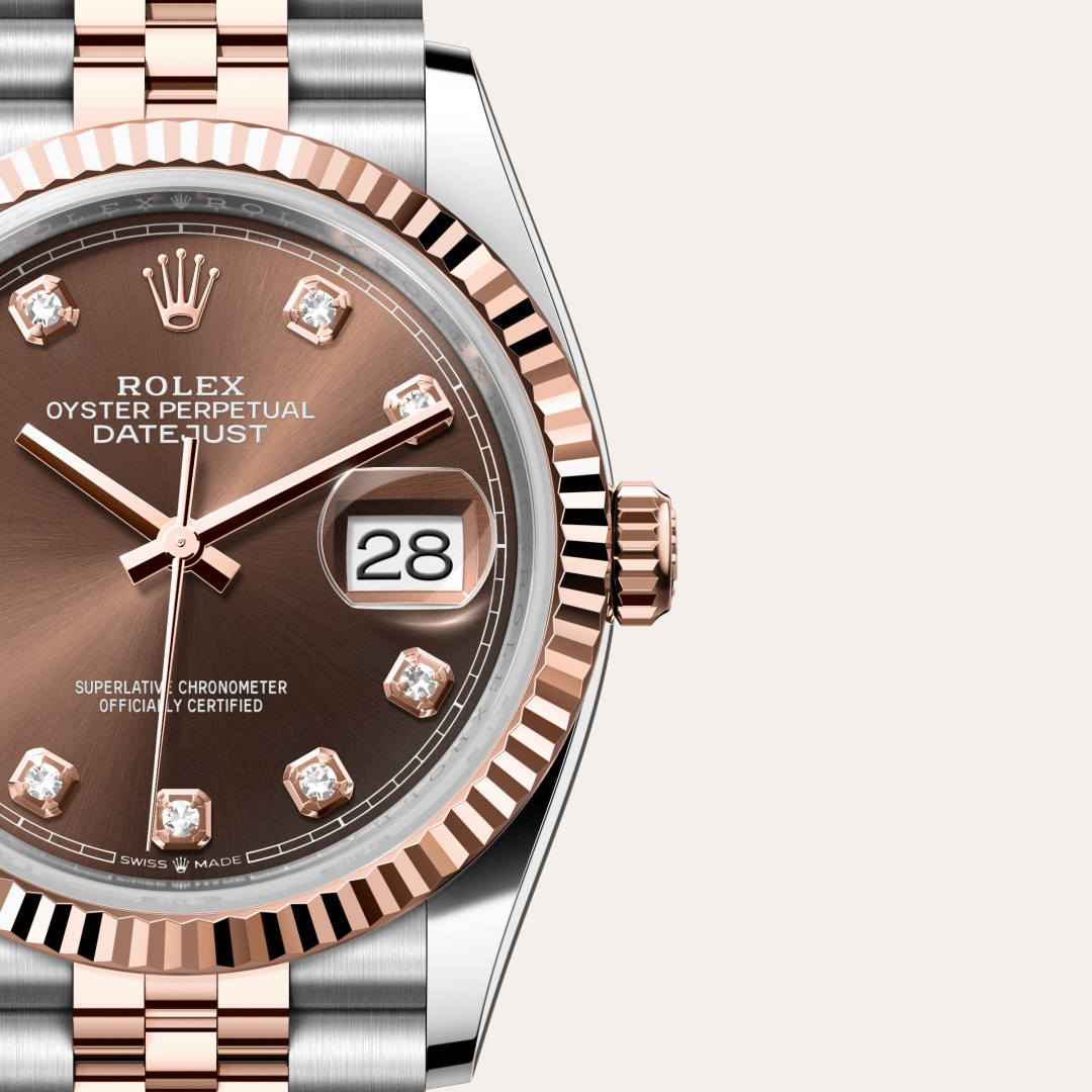 Rolex Datejust I Oystersteel och Everose guld - M126231-0053 - Bergströms Ur