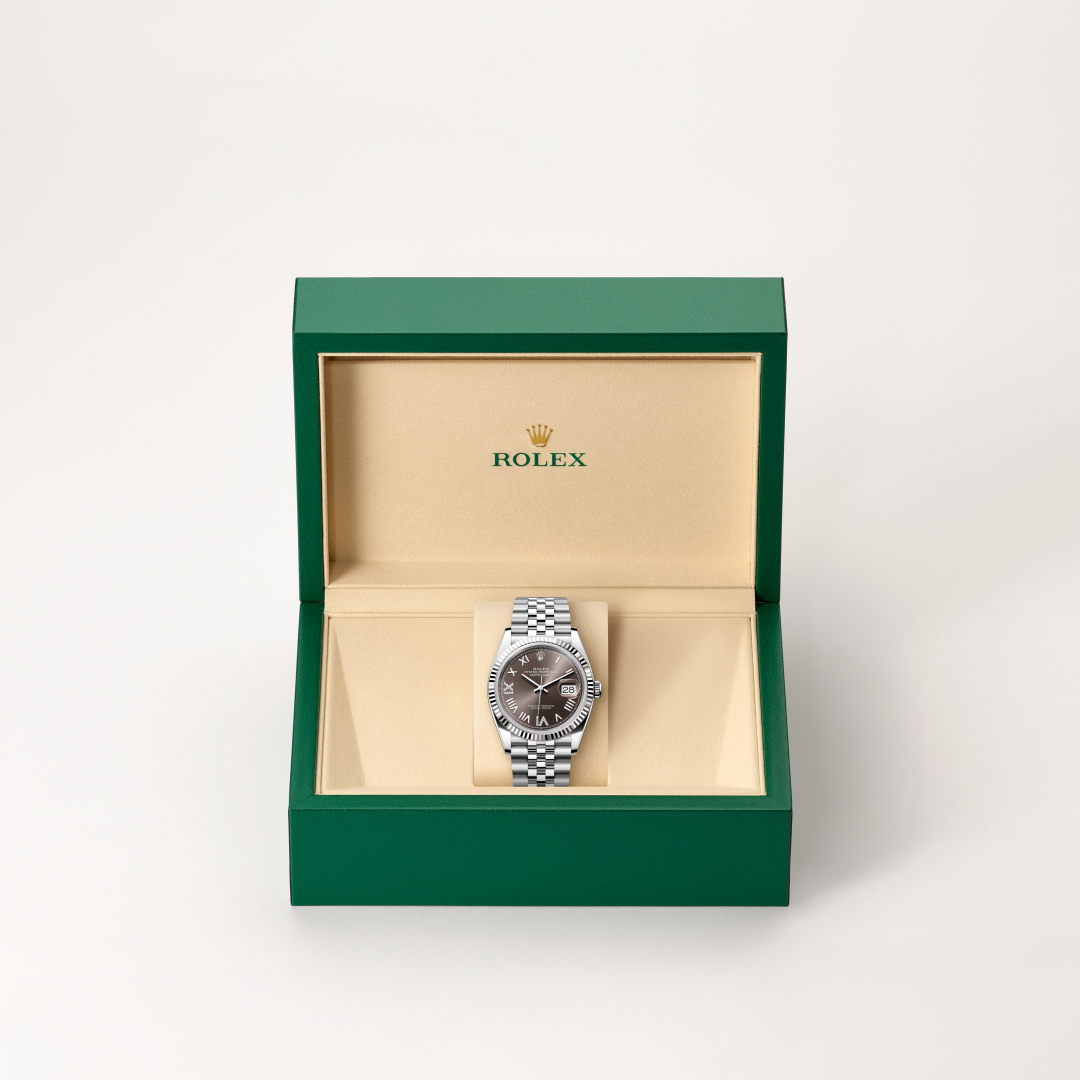 Rolex Datejust I Oystersteel och vitt guld - M126234-0071- Bergströms Ur