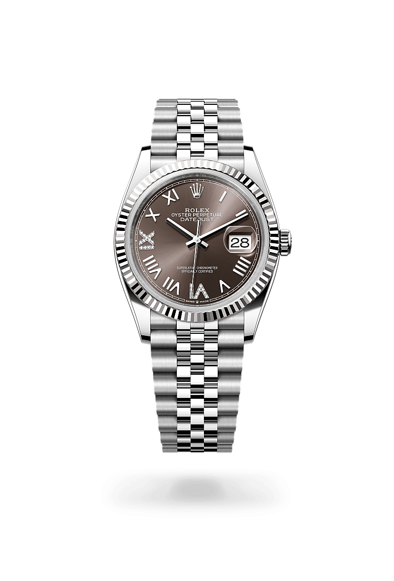 Rolex Datejust I Oystersteel och vitt guld - M126234-0071- Bergströms Ur