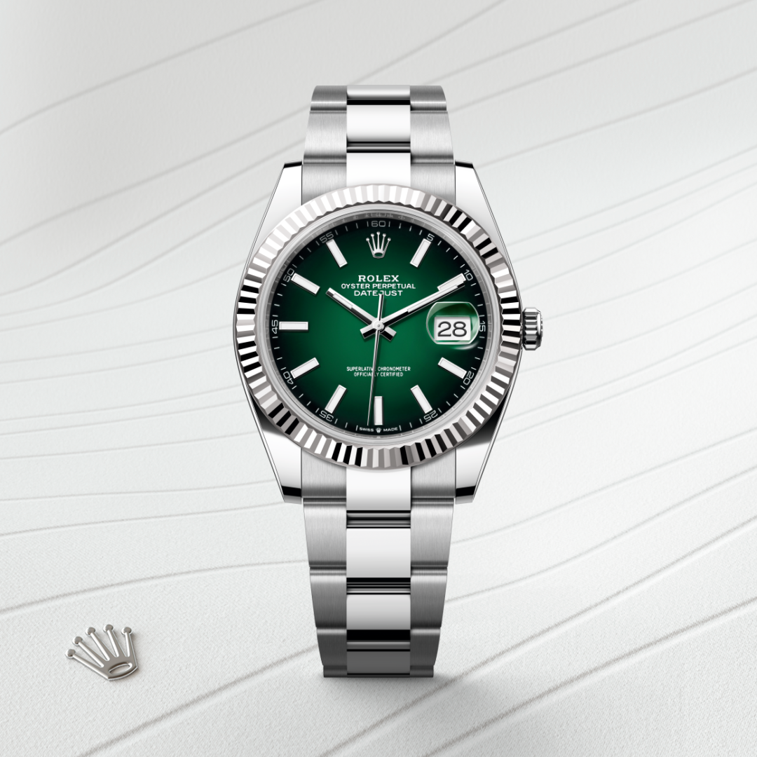 Rolex Datejust I Oystersteel och vitt guld - M126334-0033 - Bergströms Ur