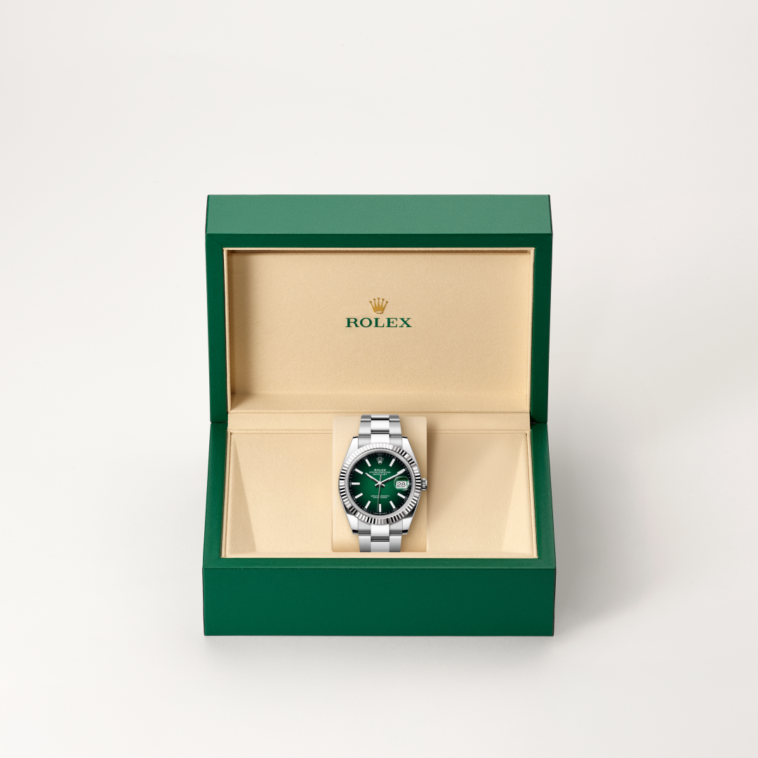 Rolex Datejust I Oystersteel och vitt guld - M126334-0033 - Bergströms Ur