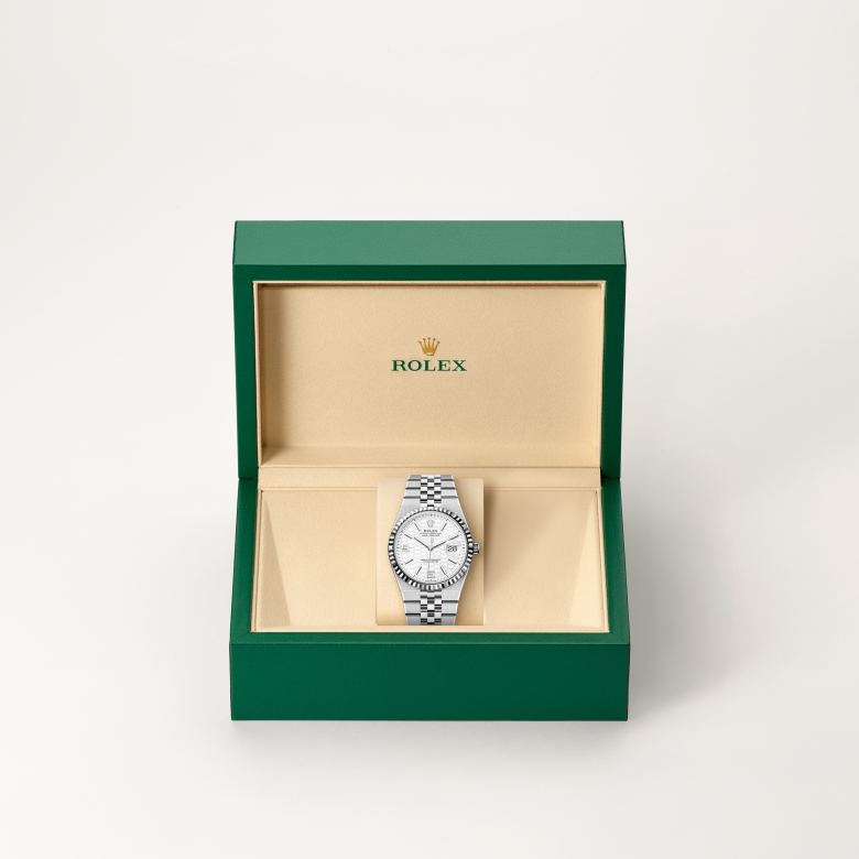 Rolex Land-Dweller I Oystersteel och vitt guld - M127234-0001 - Bergströms Ur