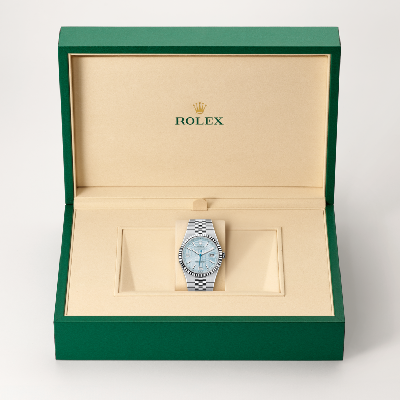 Rolex Land-Dweller I Oystersteel och vitt guld - m127336-0001 - Bergströms Ur