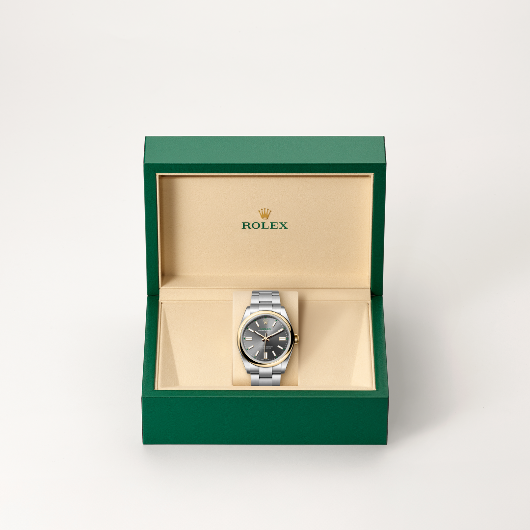 Rolex Oyster Perpetual I Oystersteel och Gult guld - M134303-0001 - Bergströms Ur