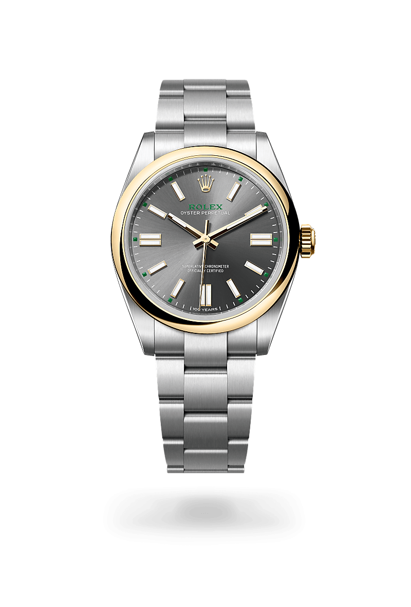 Rolex Oyster Perpetual I Oystersteel och Gult guld - M134303-0001 - Bergströms Ur