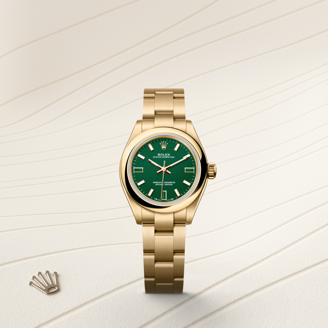 Rolex Oyster Perpetual I Gult guld - M276208-0002 - Bergströms Ur