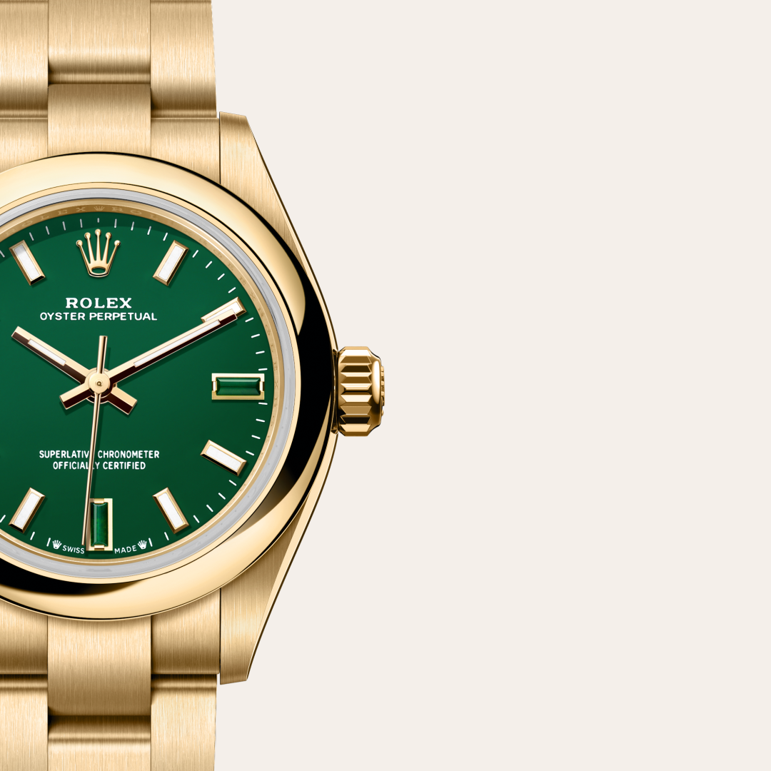 Rolex Oyster Perpetual I Gult guld - M276208-0002 - Bergströms Ur