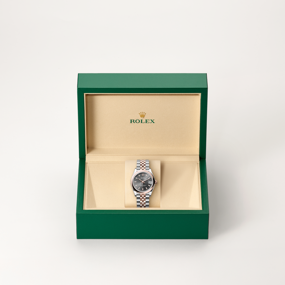 Rolex Datejust I Oystersteel och Everosé guld - m278241-0018 - Bergströms Ur
