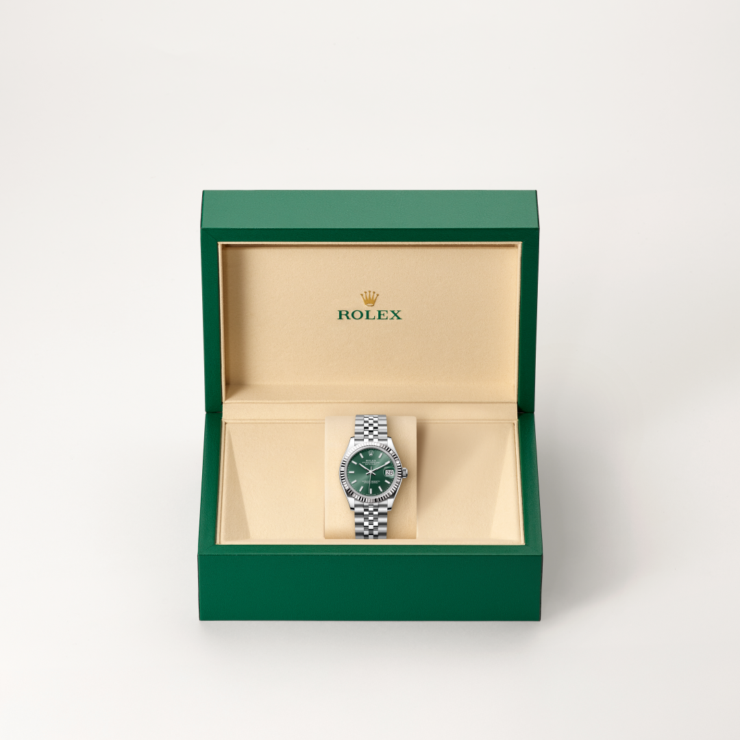Rolex Datejust I Oystersteel och vitt guld - M278274-0018 - Bergströms Ur
