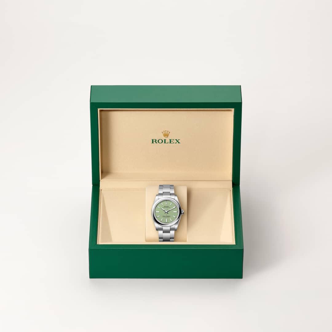 Rolex Oyster Perpetual I Oystersteel - m124200-0006 - Bergströms Ur