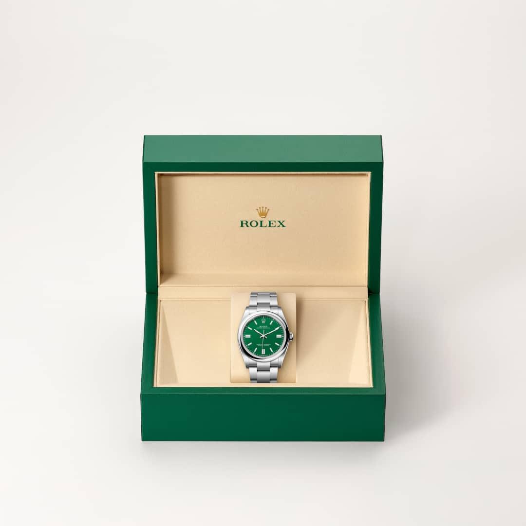 Rolex Oyster Perpetual I Oystersteel - m126000-0005 - Bergströms Ur