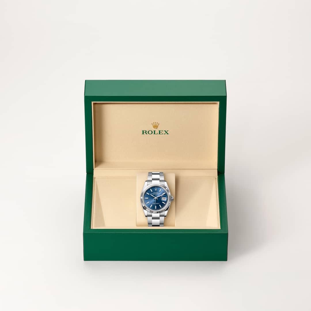 Rolex Datejust I Oystersteel och vitt guld - M126234-0018 - Bergströms Ur