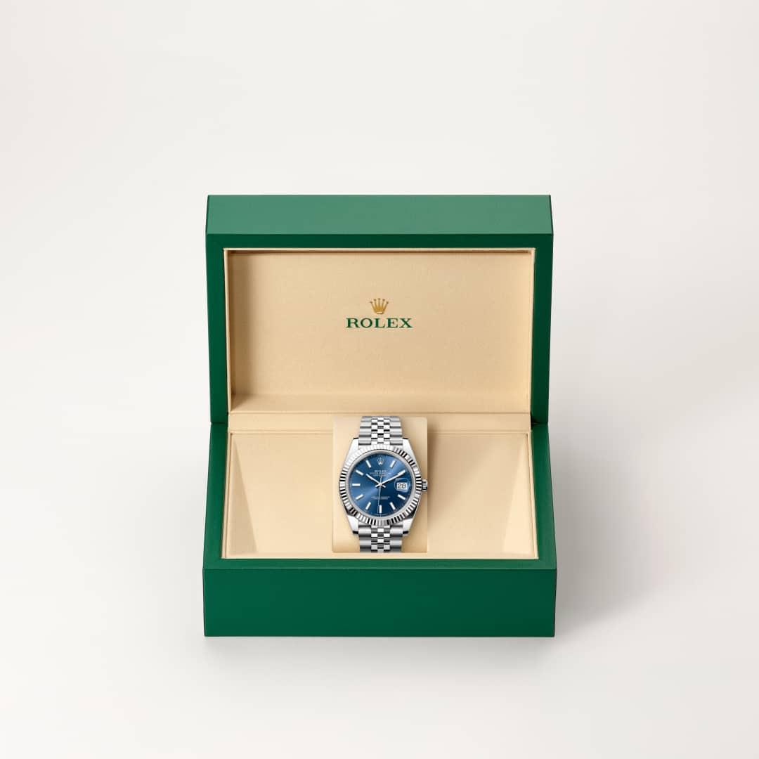 Rolex Datejust I Oystersteel och vitt guld - M126334-0002 - Bergströms Ur