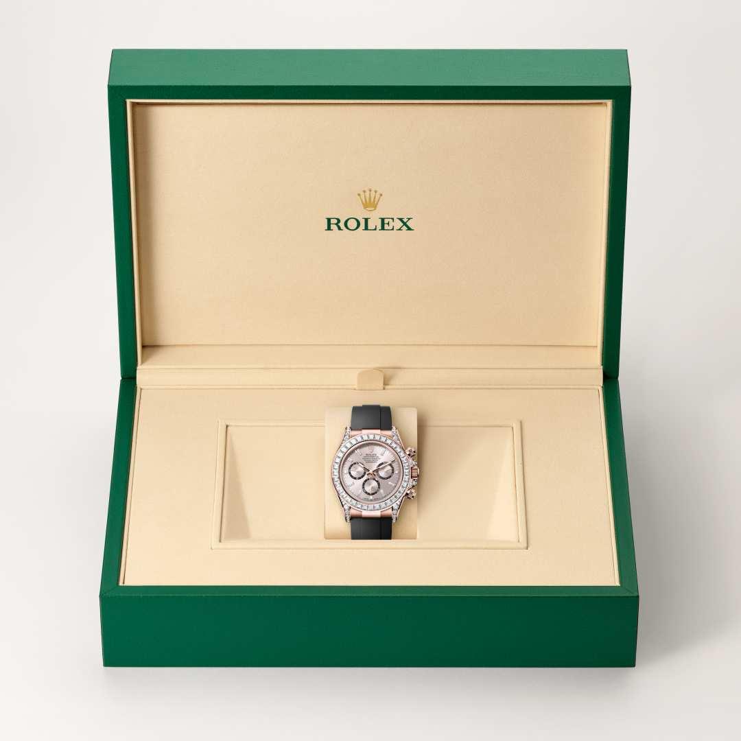 Rolex Cosmograph Daytona I Everose guld och diamanter - M126535TBR-0002 - Bergströms Ur