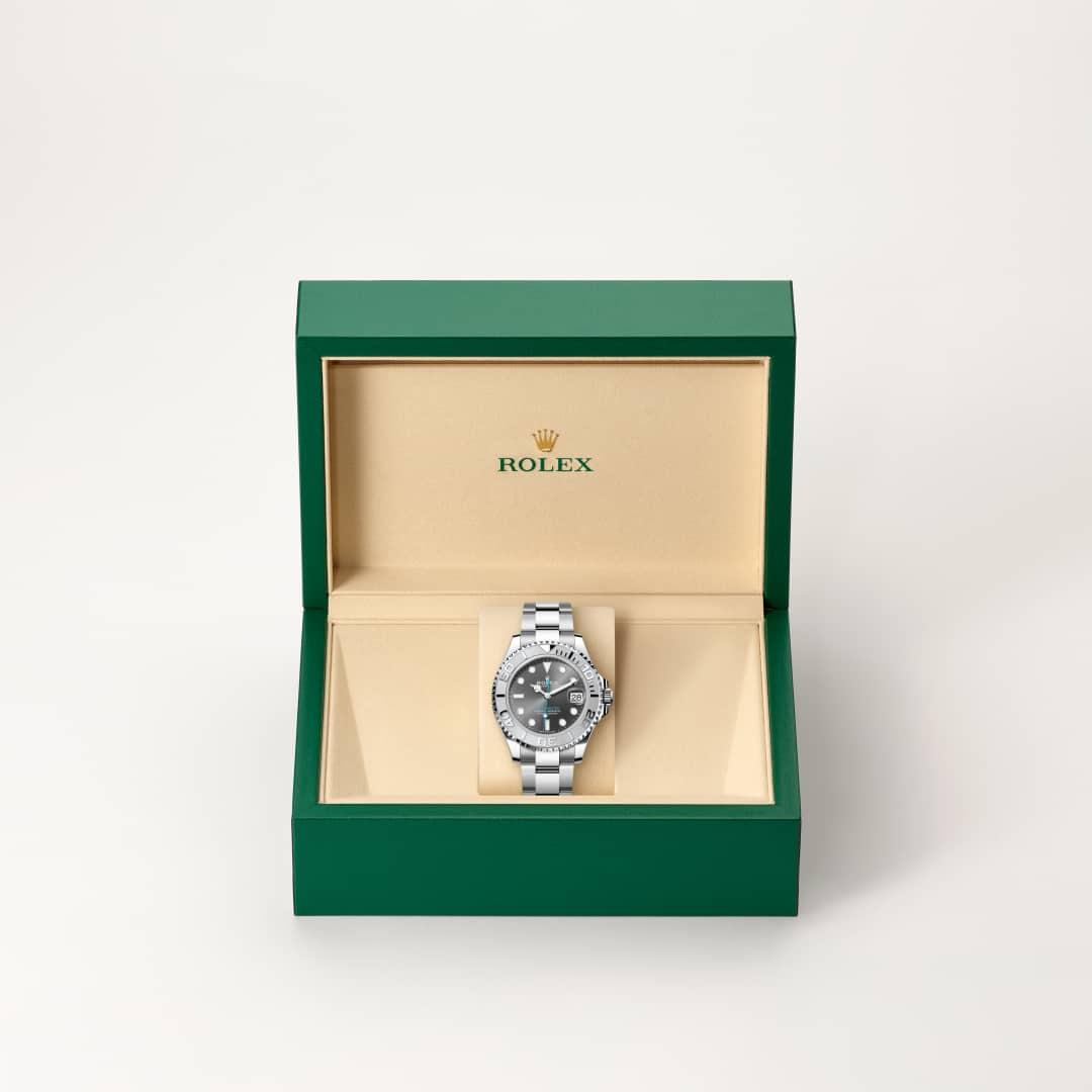 Rolex Yacht-Master II I Oystersteel och platina - M268622-0002 - Bergströms Ur