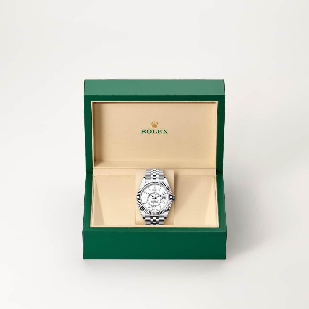 Rolex Sky-Dweller I Oystersteel och vitt guld - M336934-0004 - Bergströms Ur
