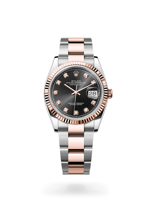 Rolex Datejust I Oystersteel och everose guld - M126231-0020 - Bergströms Ur