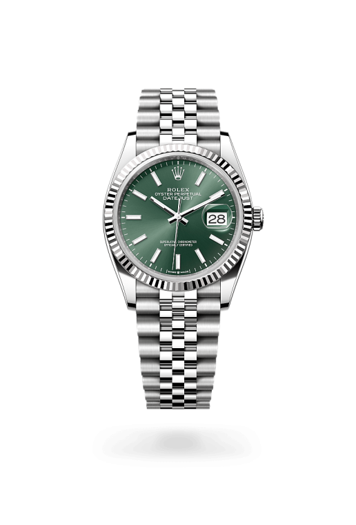 Rolex Datejust I Oystersteel och vitt guld - M126234-0051 - Bergströms Ur