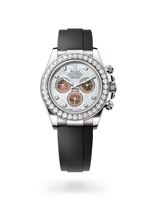 Rolex Cosmograph Daytona I Vitt guld och diamanter - M126589RBR-0001 - Bergströms Ur