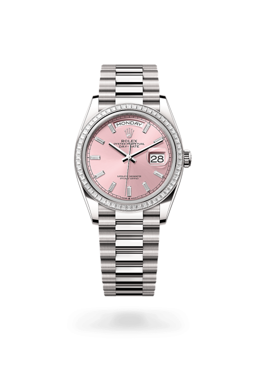 Rolex Day-Date i Vitt guld och diamanter- M128399TBR-0029 - Bergströms Ur