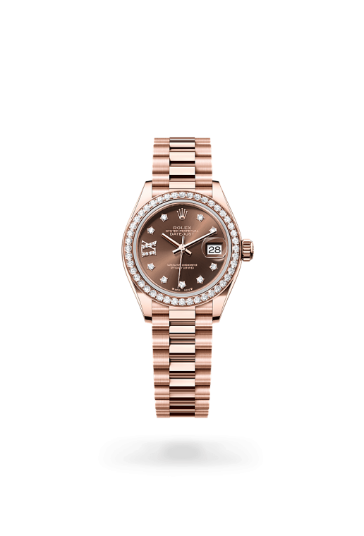 Rolex Lady-Datejust I Everose guld och diamanter - m279135rbr-0001 - Bergströms Ur