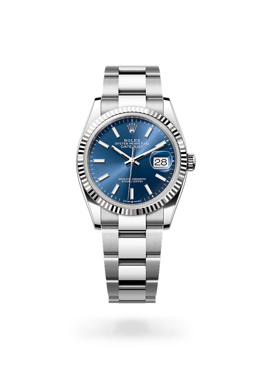 Rolex Datejust I Oystersteel och vitt guld - M126234-0018 - Bergströms Ur