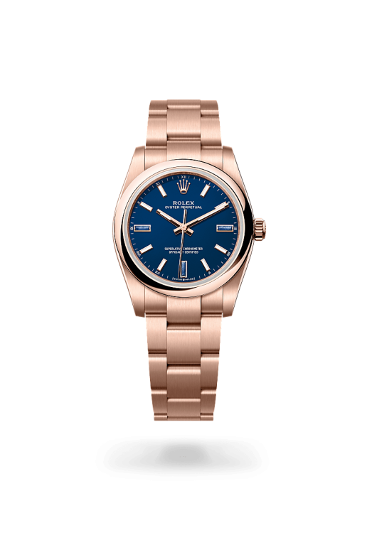 Rolex Oyster Perpetual I Everose - M124205-0002 - Bergströms Ur