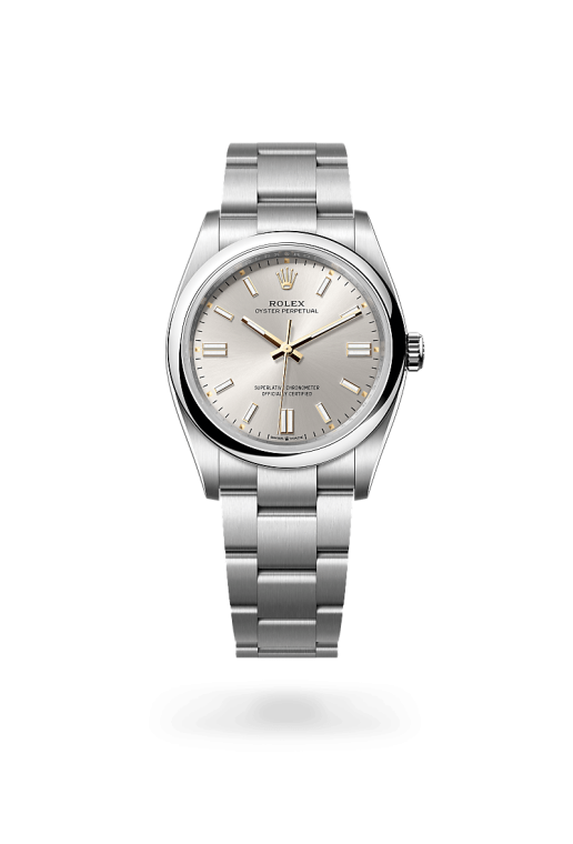 Rolex Oyster Perpetual I Oystersteel - M126000-0001 - Bergströms Ur
