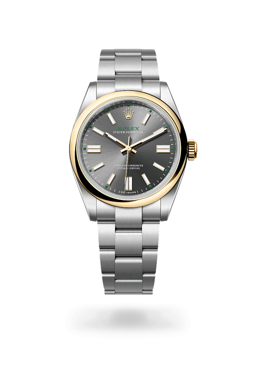 Rolex Oyster Perpetual I Oystersteel och Gult guld - M134303-0001 - Bergströms Ur