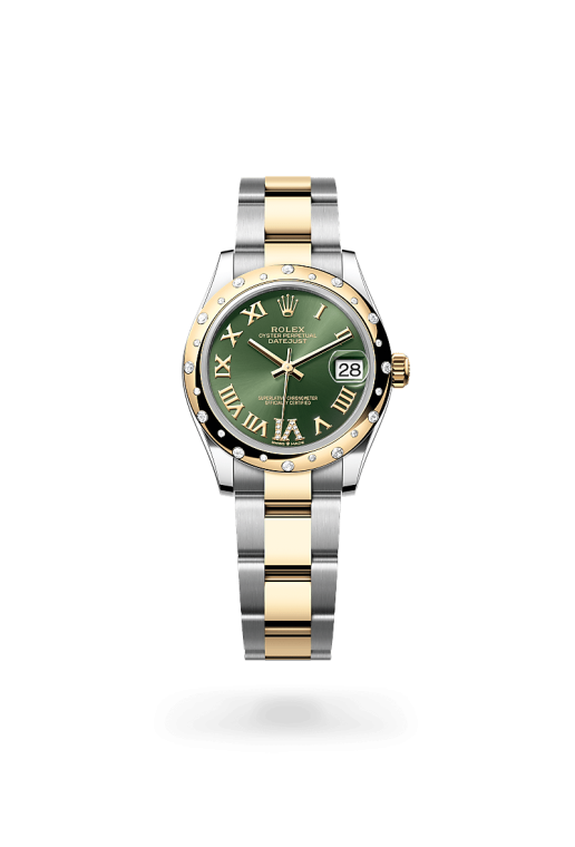 Rolex Datejust I Oystersteel, gult guld och diamanter - M278343RBR-0015 - Bergströms Ur